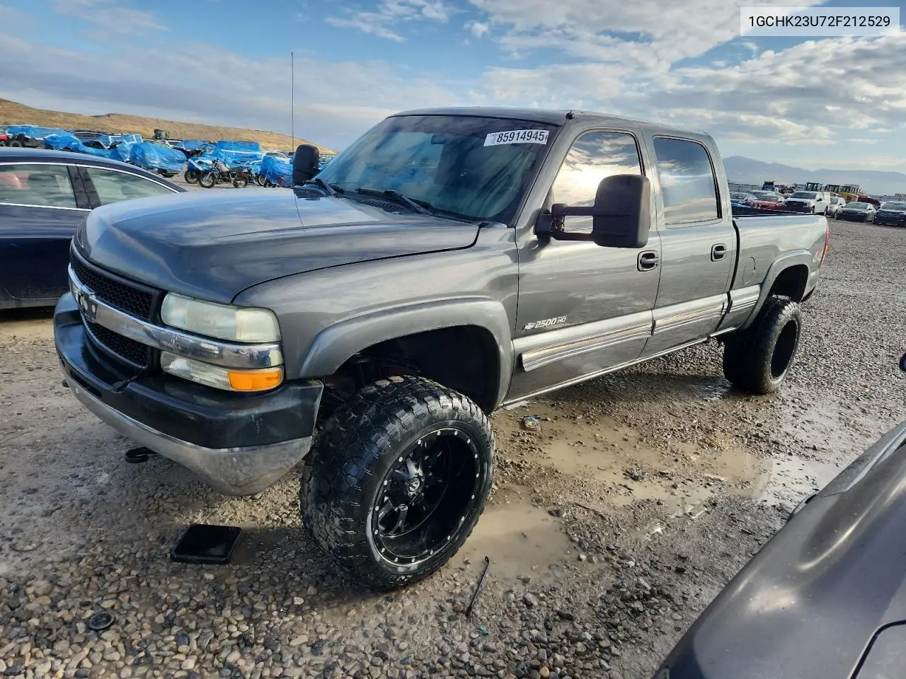 1GCHK23U72F212529 2002 Chevrolet Silverado K2500 Heavy Duty