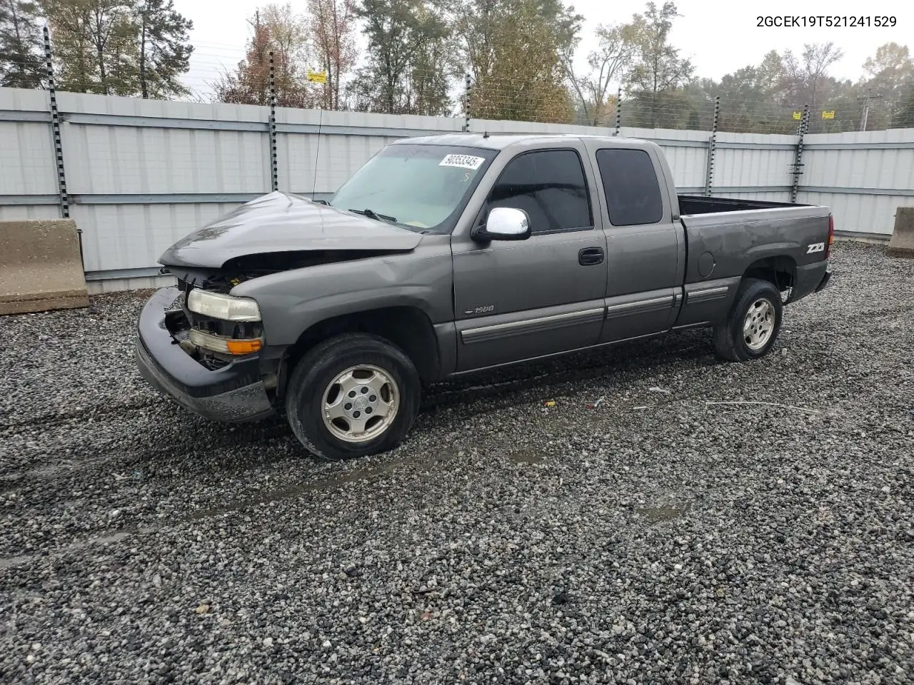 2GCEK19T521241529 2002 Chevrolet Silverado K1500