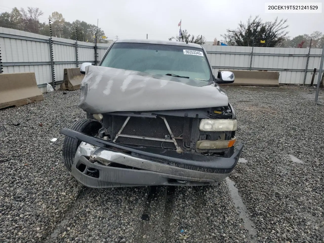 2GCEK19T521241529 2002 Chevrolet Silverado K1500