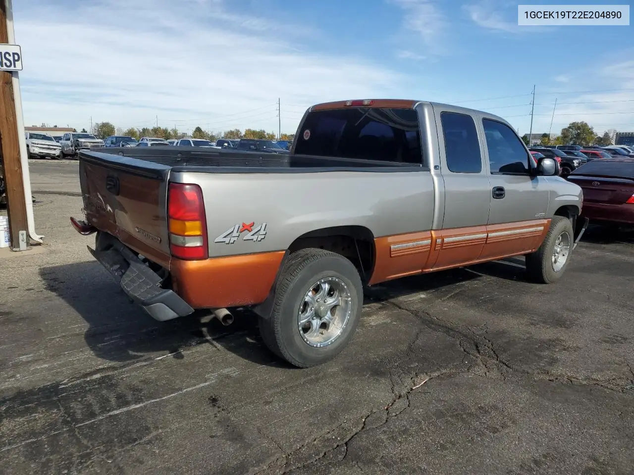 1GCEK19T22E204890 2002 Chevrolet Silverado K1500