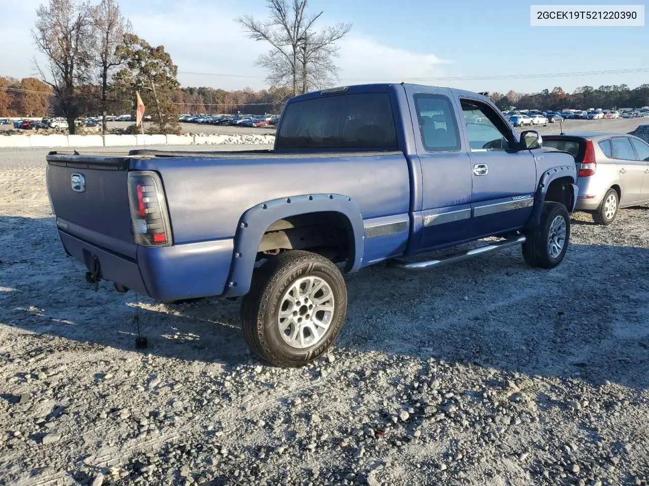 2GCEK19T521220390 2002 Chevrolet Silverado K1500