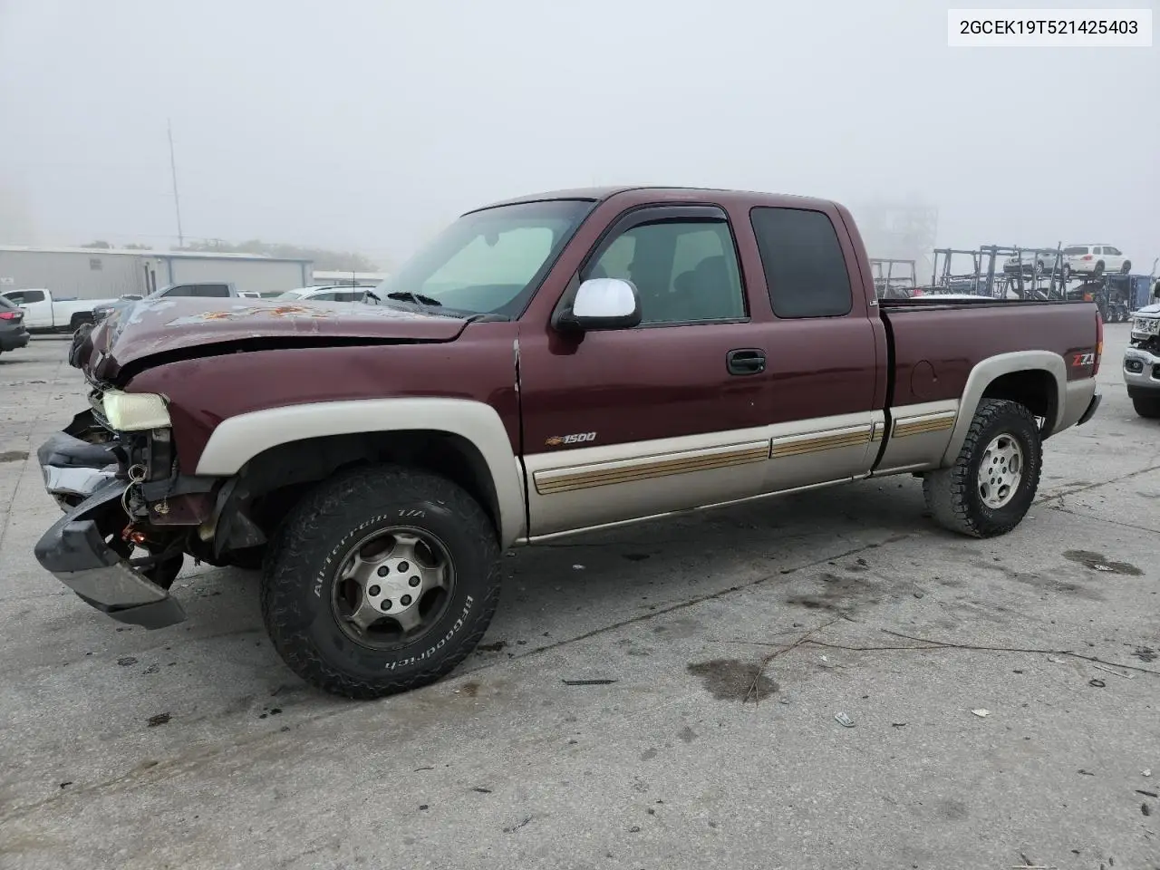 2GCEK19T521425403 2002 Chevrolet Silverado K1500