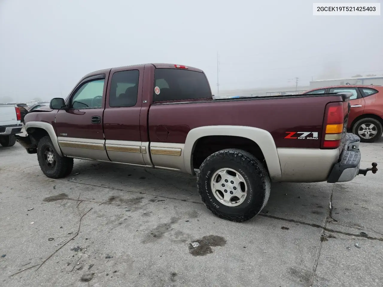 2GCEK19T521425403 2002 Chevrolet Silverado K1500