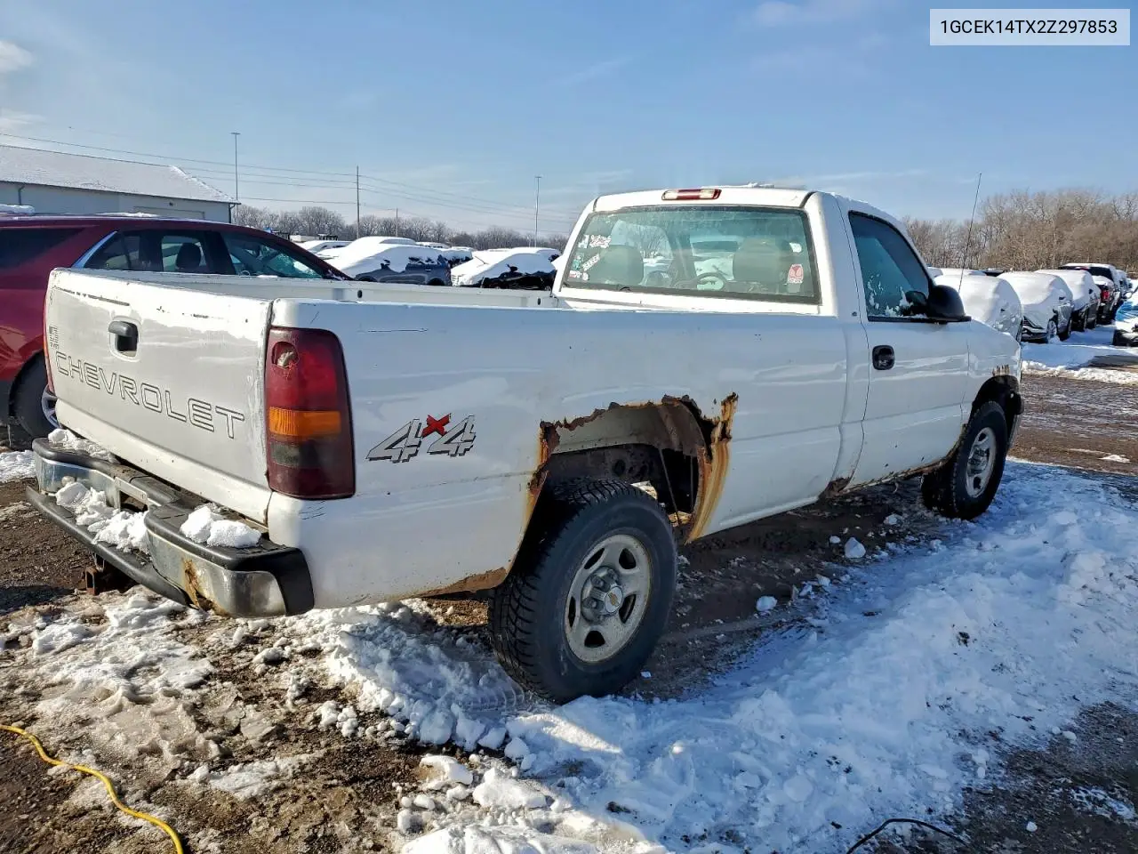 1GCEK14TX2Z297853 2002 Chevrolet Silverado K1500