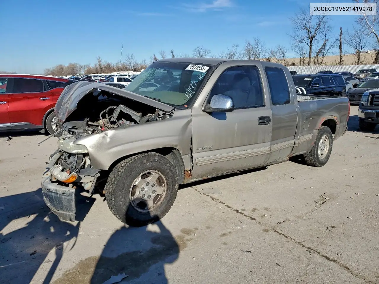 2GCEC19V621419978 2002 Chevrolet Silverado C1500