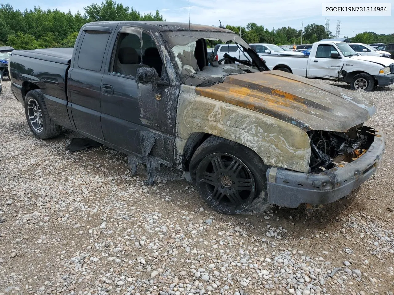 2GCEK19N731314984 2003 Chevrolet Silverado K1500