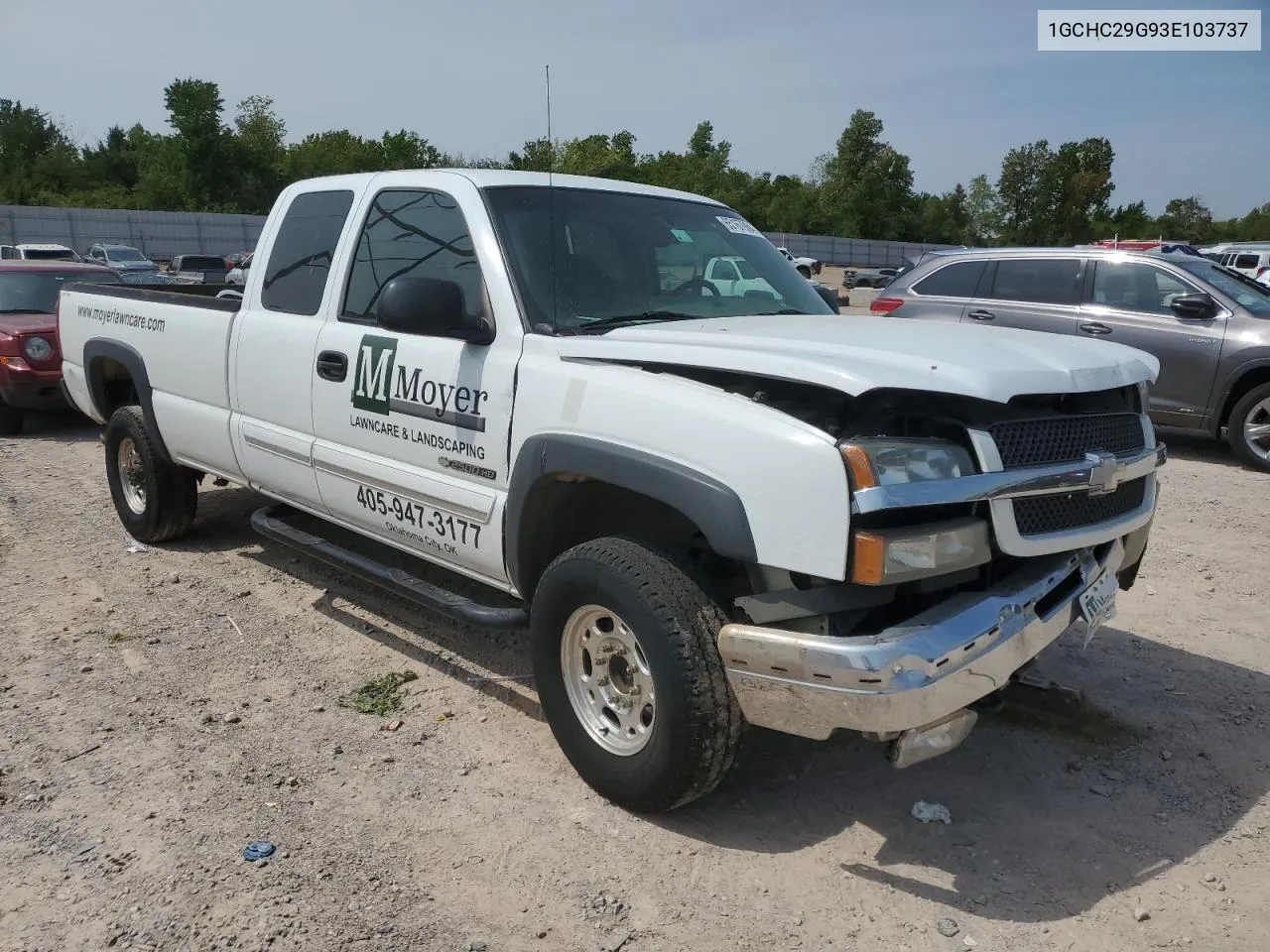 2003 Chevrolet Silverado C2500 Heavy Duty VIN: 1GCHC29G93E103737 Lot: 65167984