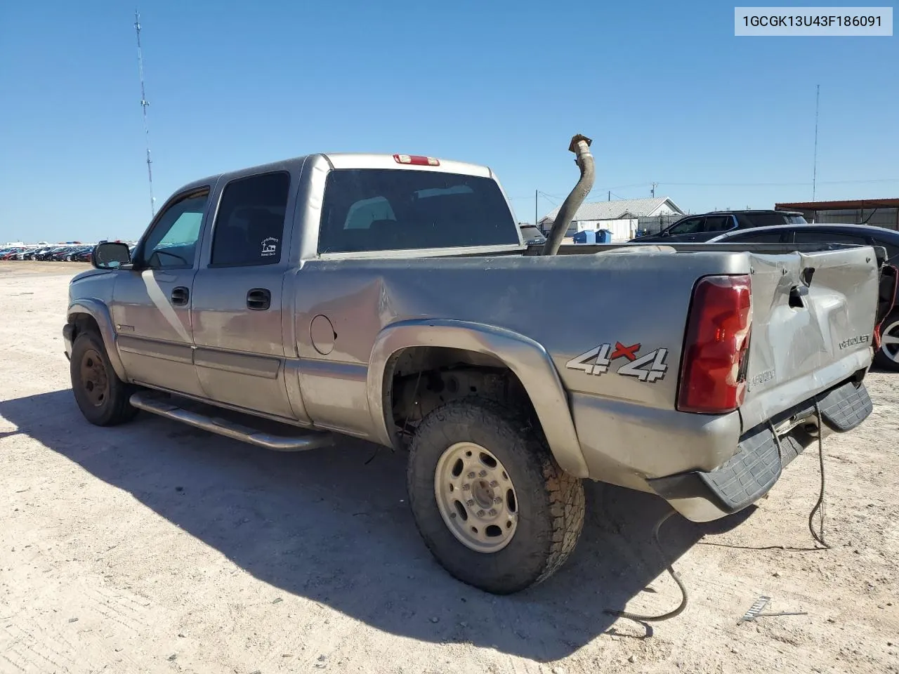 2003 Chevrolet Silverado K1500 Heavy Duty VIN: 1GCGK13U43F186091 Lot: 72749684