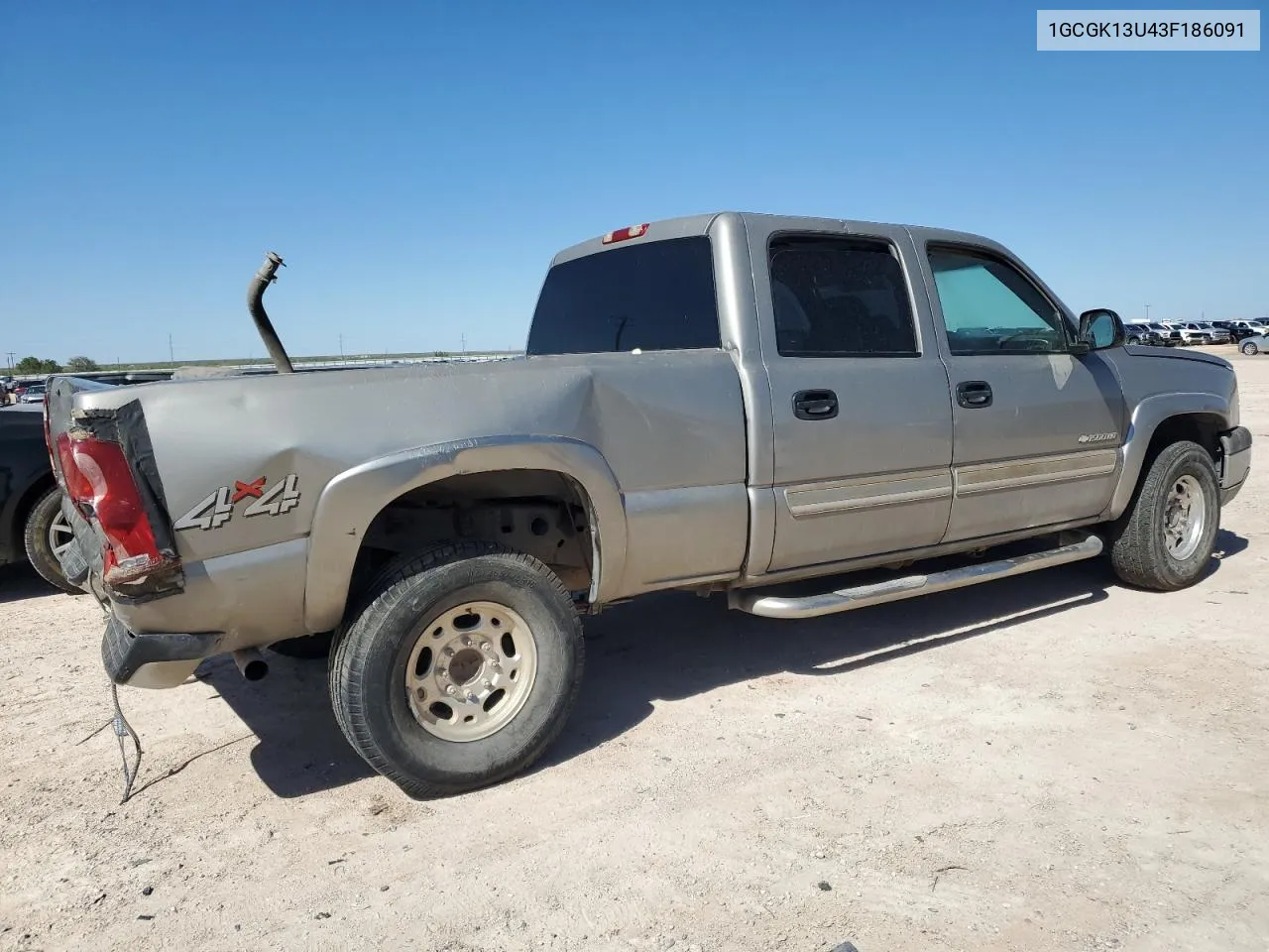 2003 Chevrolet Silverado K1500 Heavy Duty VIN: 1GCGK13U43F186091 Lot: 72749684