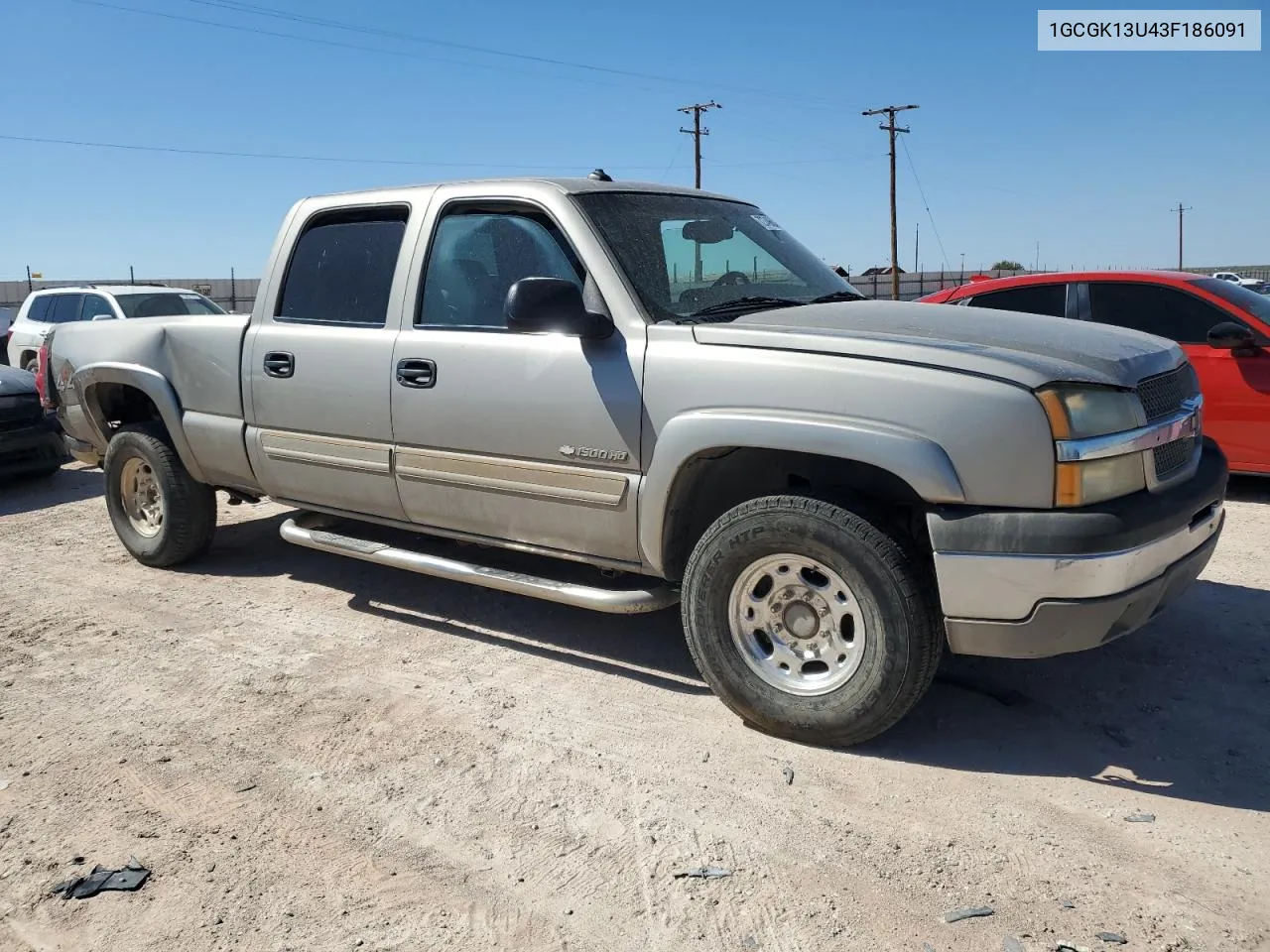 2003 Chevrolet Silverado K1500 Heavy Duty VIN: 1GCGK13U43F186091 Lot: 72749684