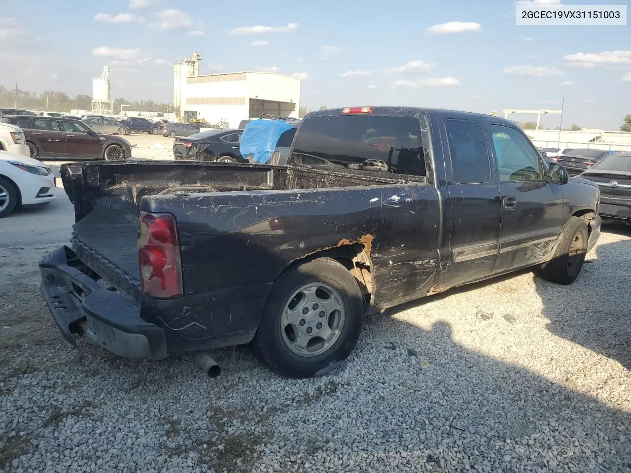2GCEC19VX31151003 2003 Chevrolet Silverado C1500