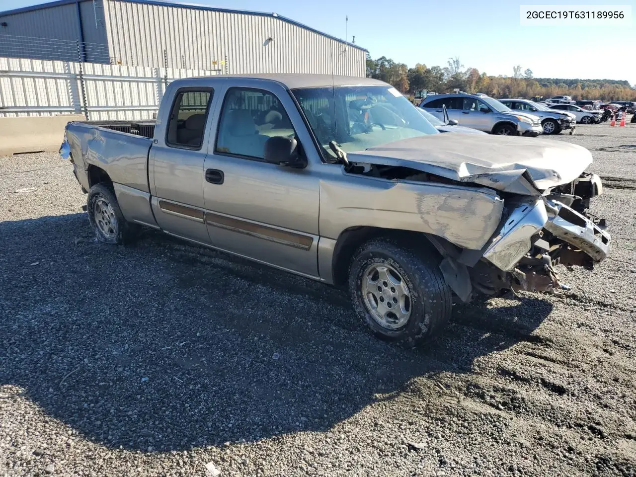 2GCEC19T631189956 2003 Chevrolet Silverado C1500