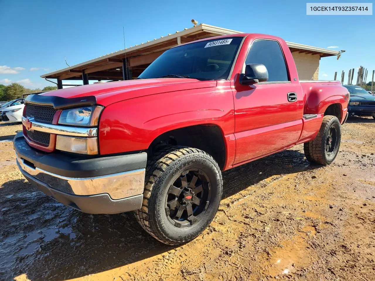1GCEK14T93Z357414 2003 Chevrolet Silverado K1500