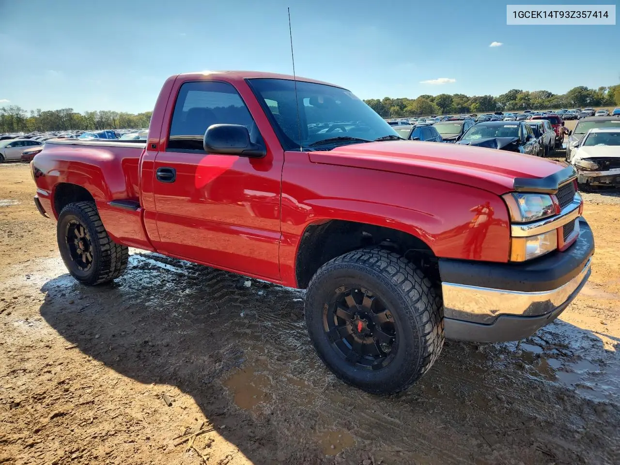 1GCEK14T93Z357414 2003 Chevrolet Silverado K1500