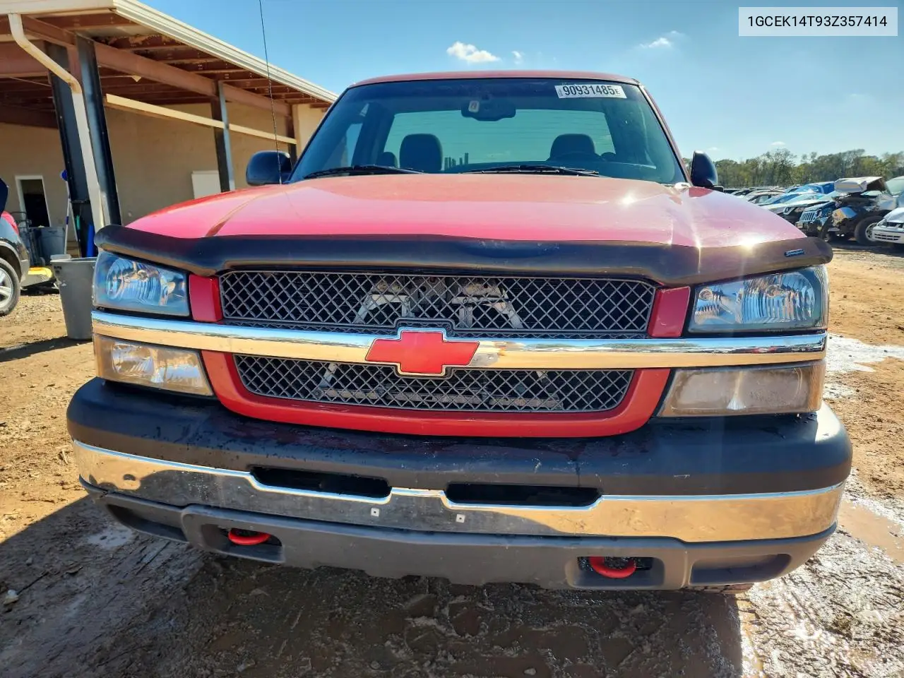 1GCEK14T93Z357414 2003 Chevrolet Silverado K1500
