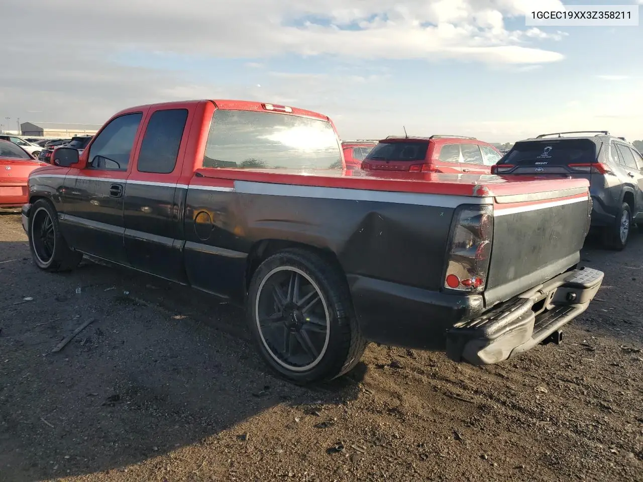 1GCEC19XX3Z358211 2003 Chevrolet Silverado C1500