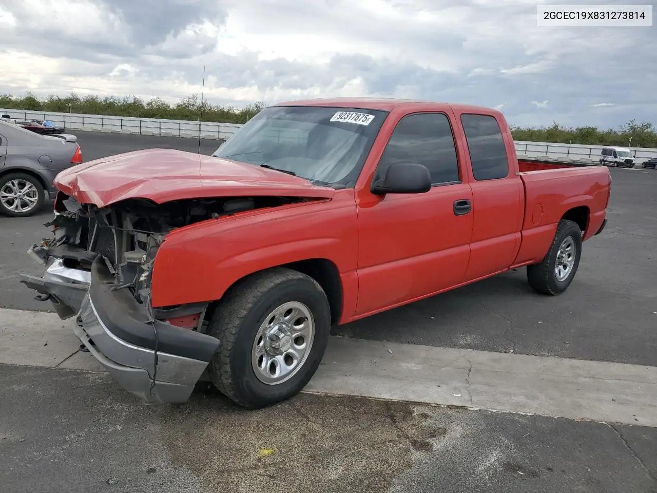 2GCEC19X831273814 2003 Chevrolet Silverado C1500