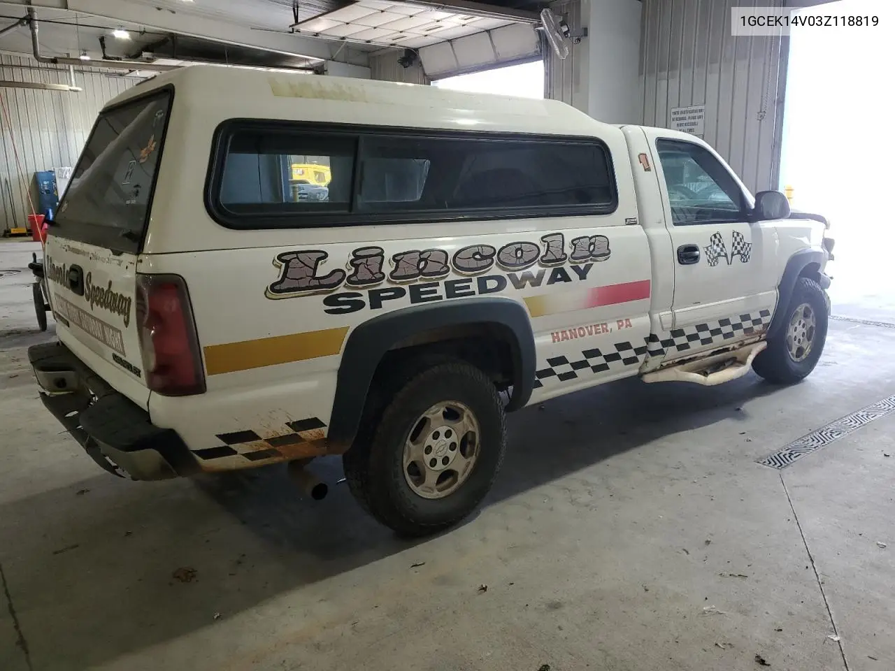 1GCEK14V03Z118819 2003 Chevrolet Silverado K1500