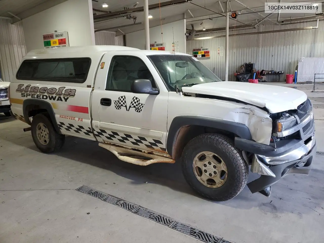 1GCEK14V03Z118819 2003 Chevrolet Silverado K1500
