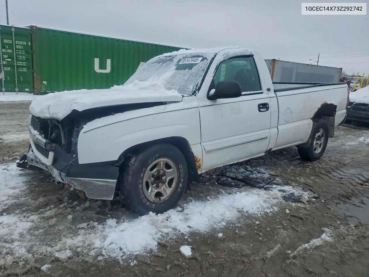 1GCEC14X73Z292742 2003 Chevrolet Silverado C1500