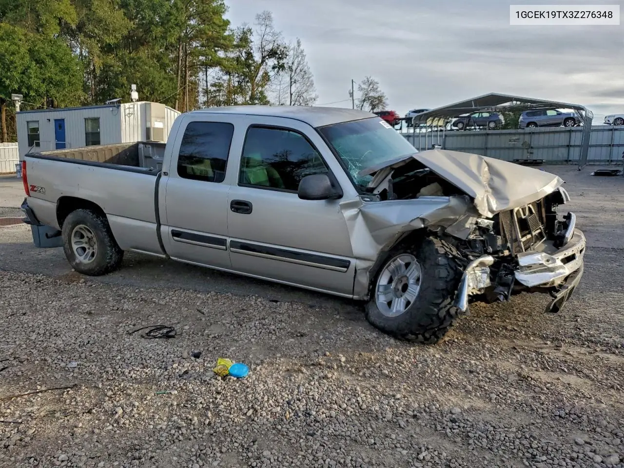 1GCEK19TX3Z276348 2003 Chevrolet Silverado K1500