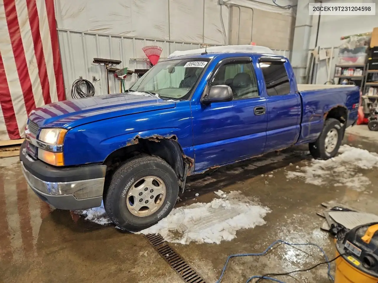 2GCEK19T231204598 2003 Chevrolet Silverado K1500