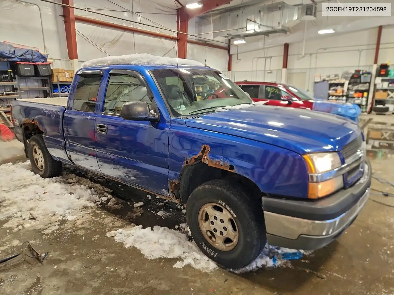 2GCEK19T231204598 2003 Chevrolet Silverado K1500