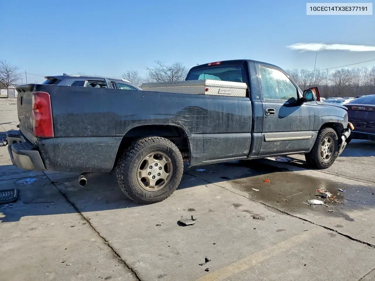 1GCEC14TX3E377191 2003 Chevrolet Silverado C1500
