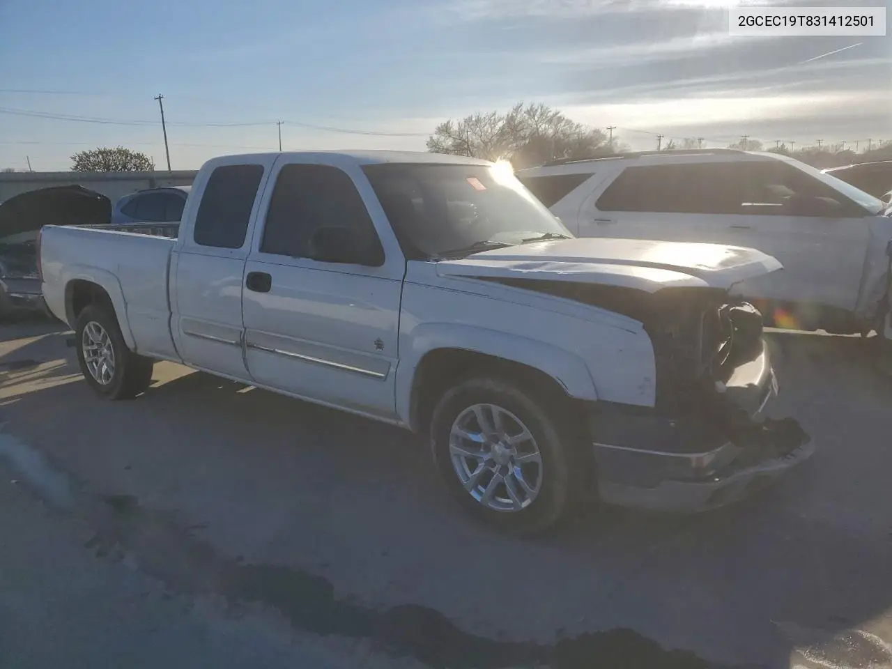 2GCEC19T831412501 2003 Chevrolet Silverado C1500