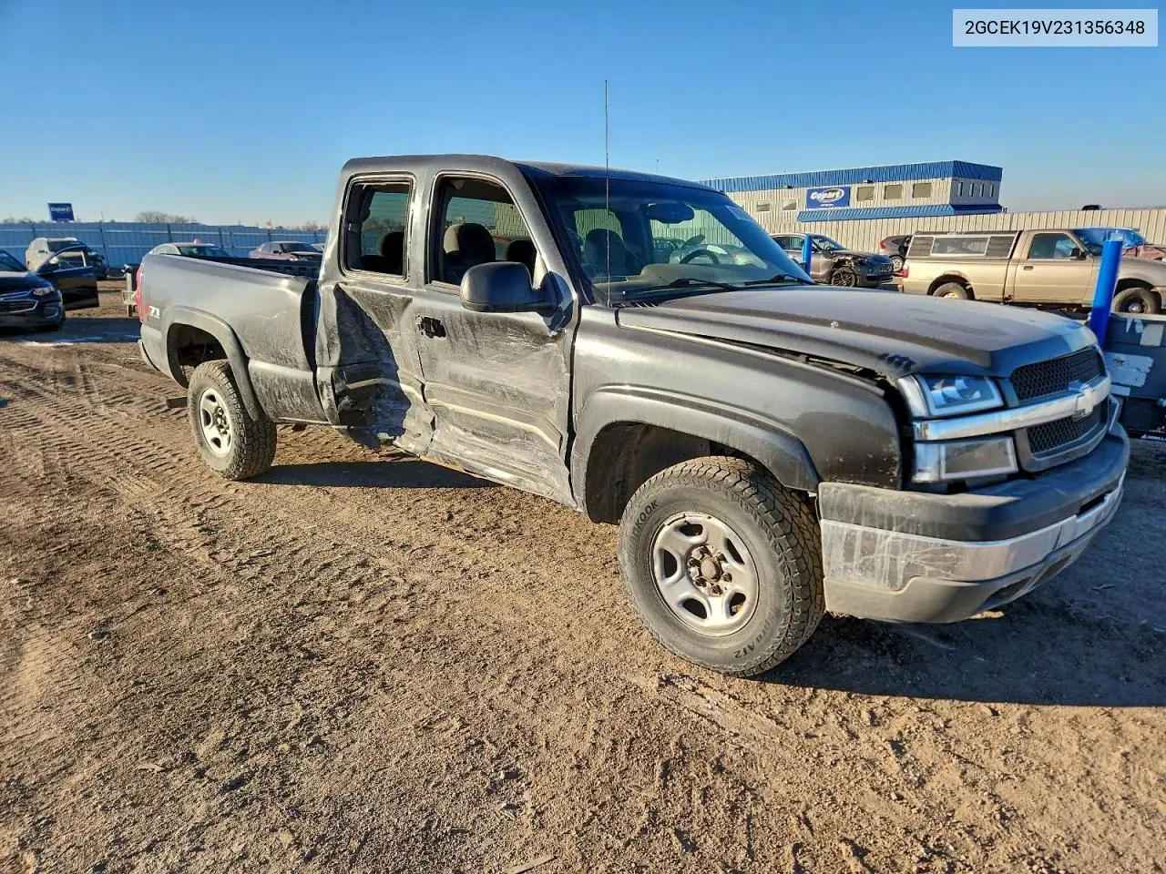 2GCEK19V231356348 2003 Chevrolet Silverado K1500