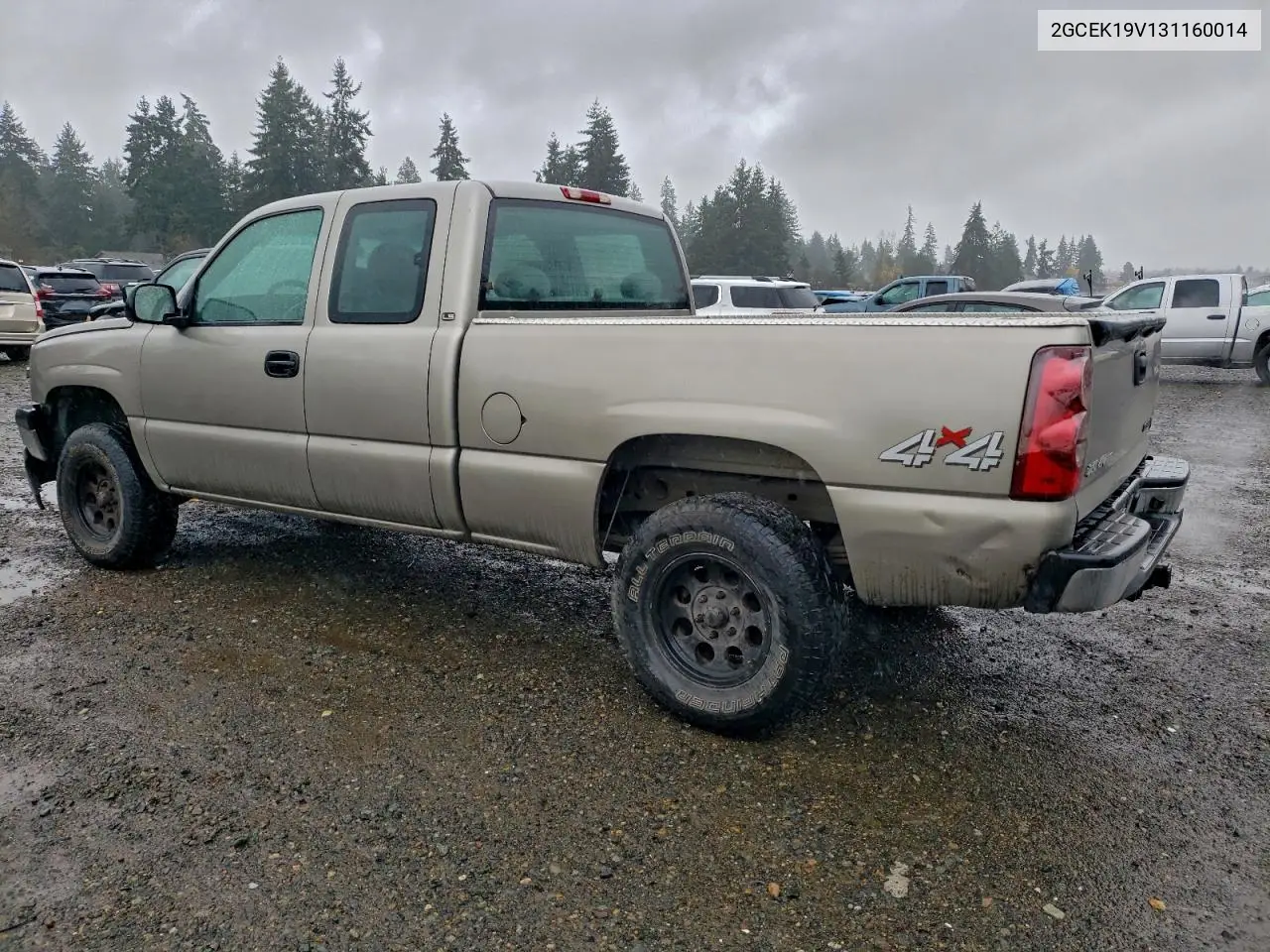 2GCEK19V131160014 2003 Chevrolet Silverado K1500