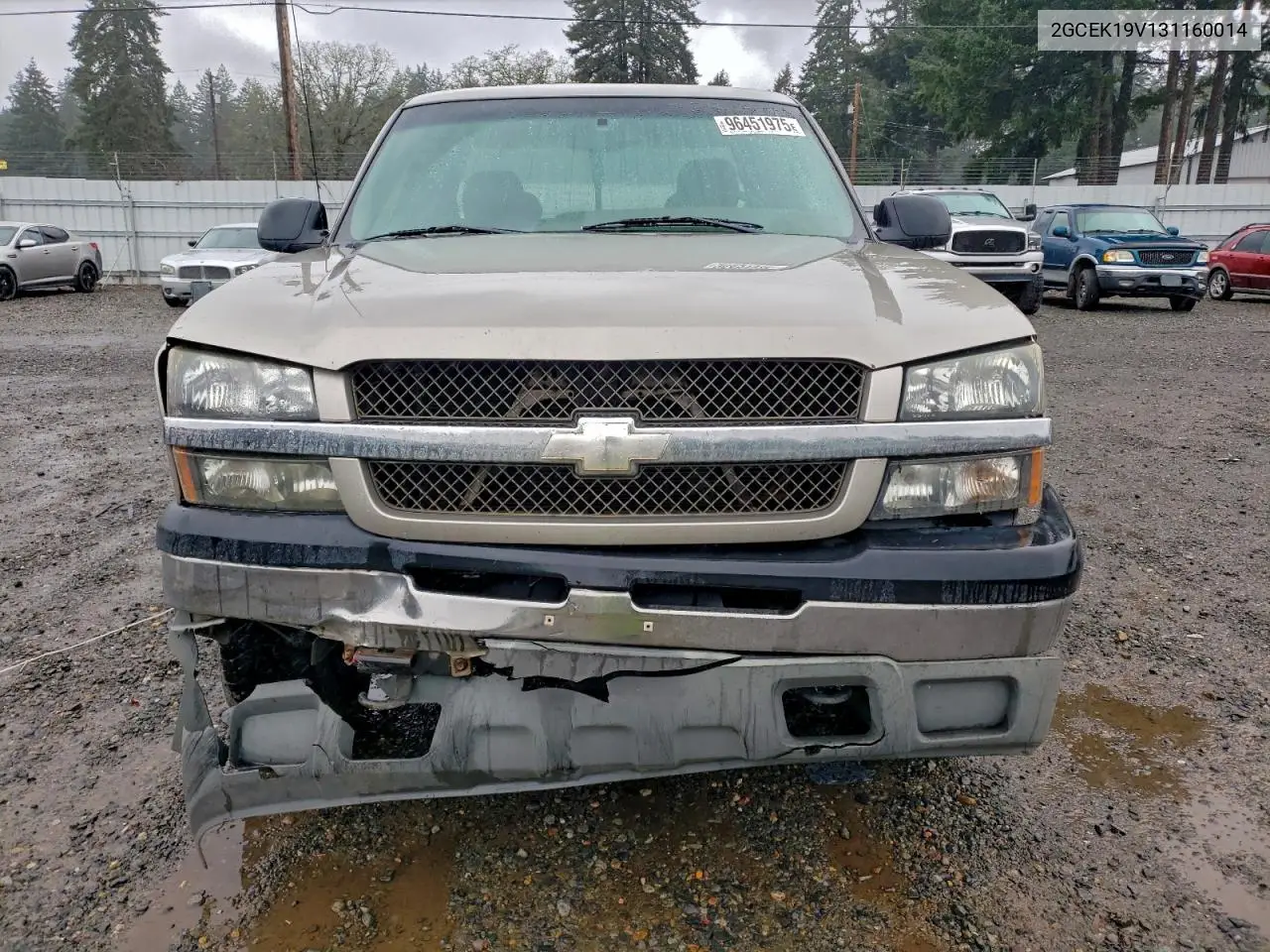 2GCEK19V131160014 2003 Chevrolet Silverado K1500