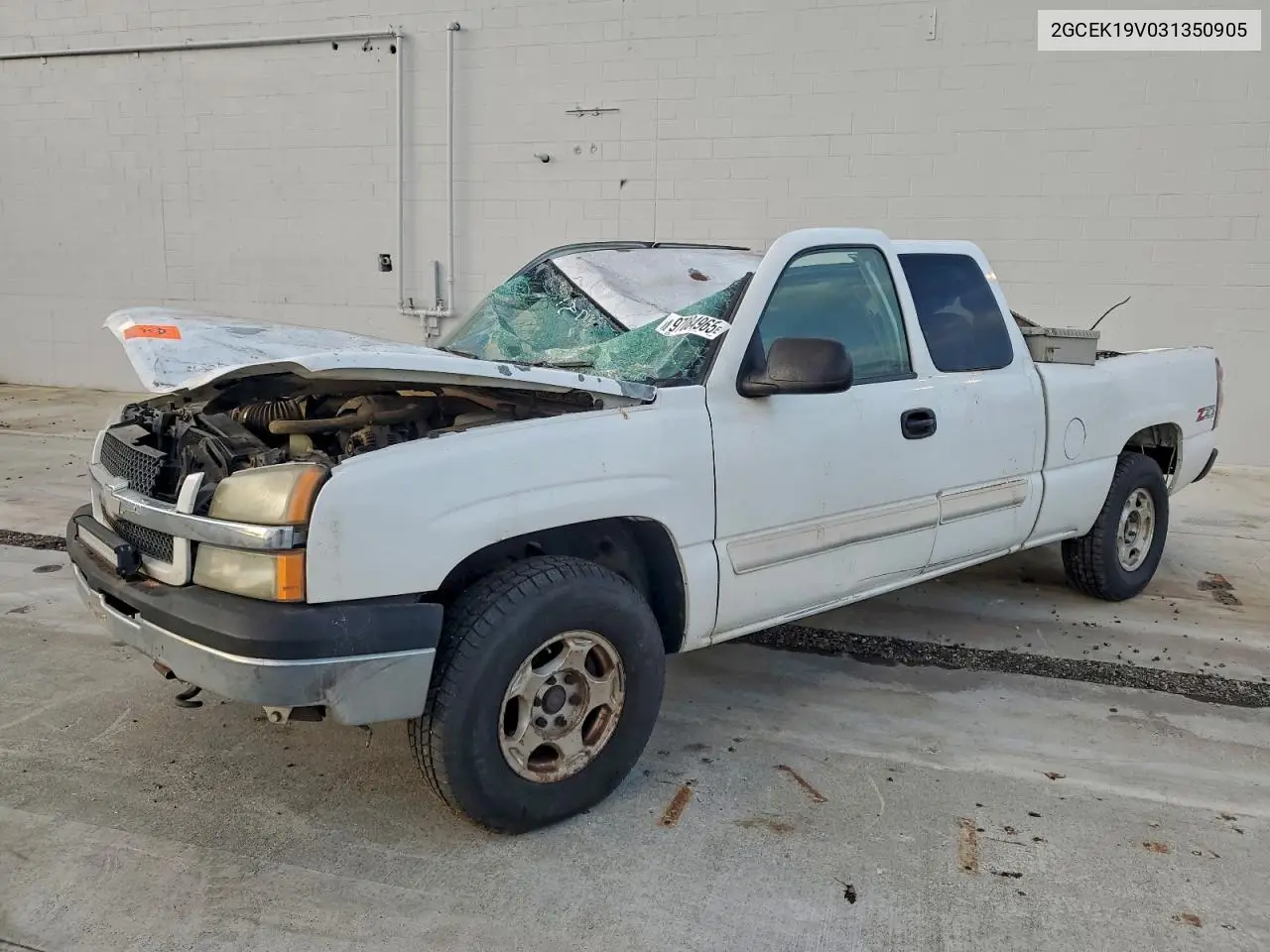 2GCEK19V031350905 2003 Chevrolet Silverado K1500