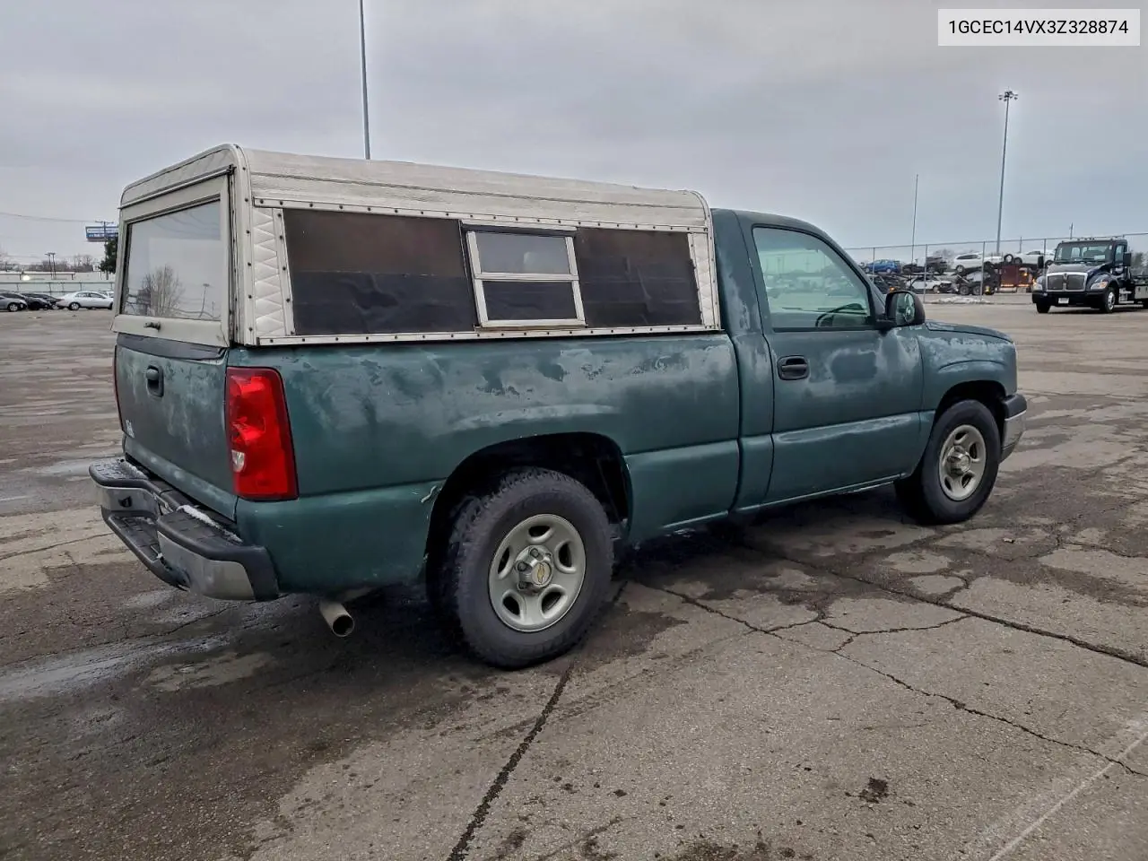 1GCEC14VX3Z328874 2003 Chevrolet Silverado C1500