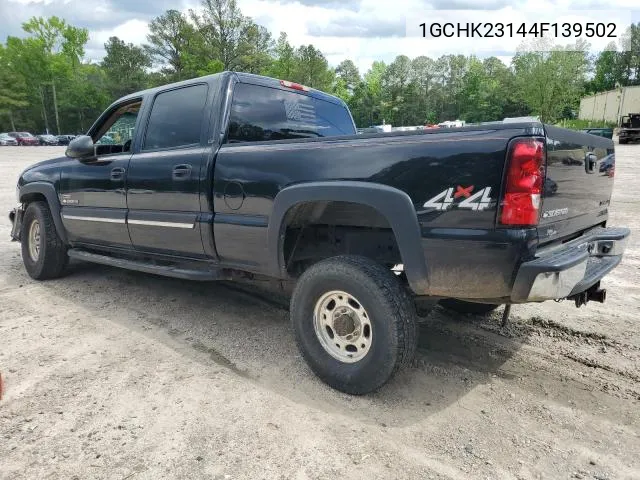 2004 Chevrolet Silverado K2500 Heavy Duty VIN: 1GCHK23144F139502 Lot: 61283094