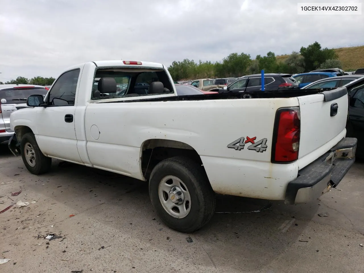 2004 Chevrolet Silverado K1500 VIN: 1GCEK14VX4Z302702 Lot: 68564984