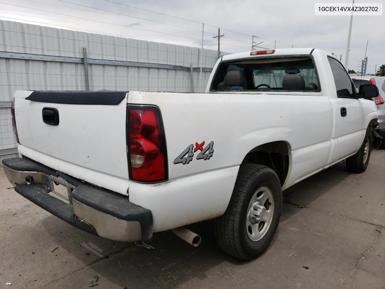 2004 Chevrolet Silverado K1500 VIN: 1GCEK14VX4Z302702 Lot: 68564984