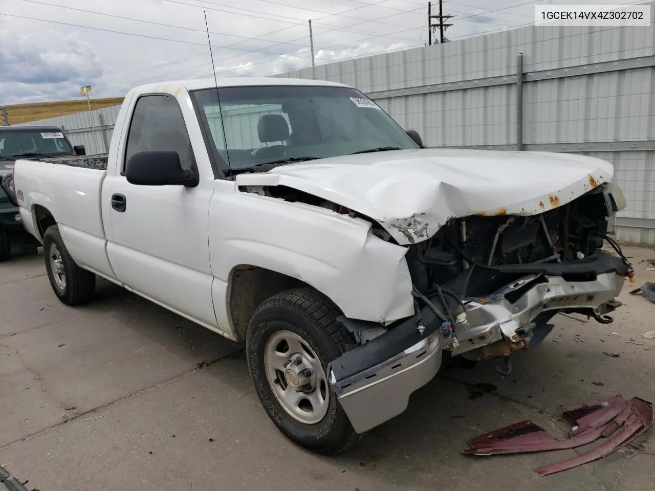 2004 Chevrolet Silverado K1500 VIN: 1GCEK14VX4Z302702 Lot: 68564984