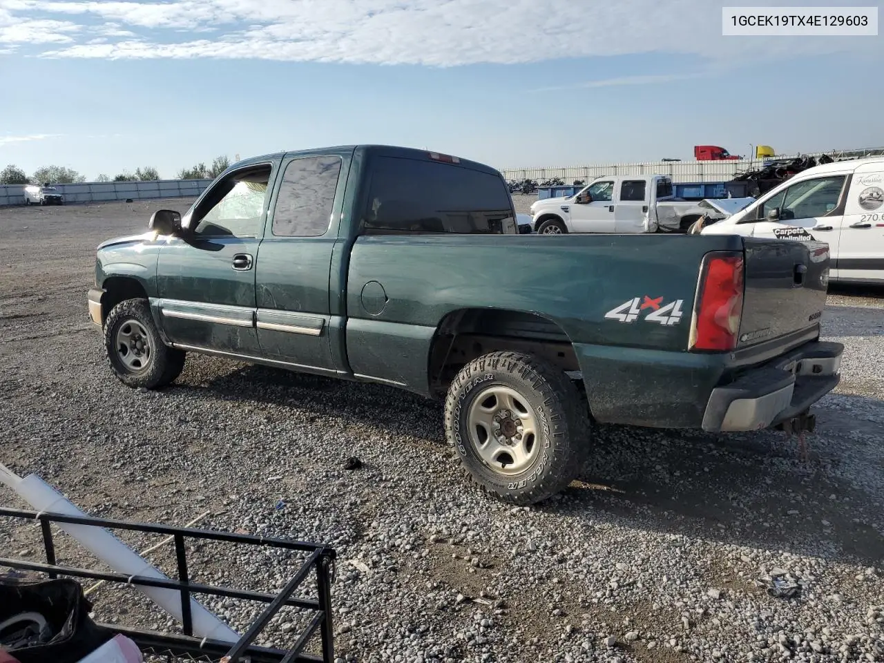 1GCEK19TX4E129603 2004 Chevrolet Silverado K1500