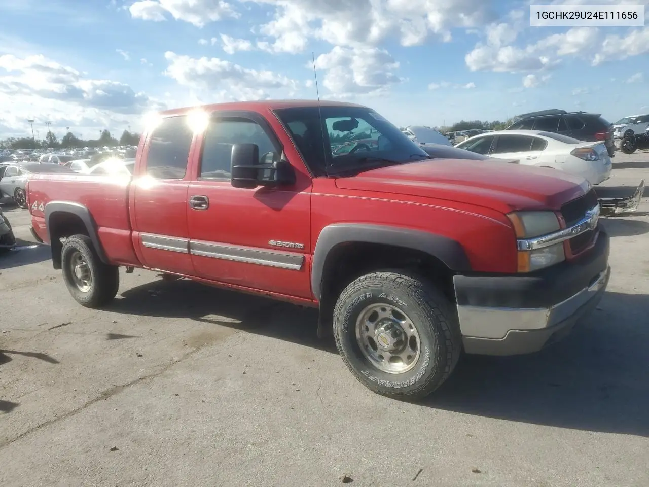 1GCHK29U24E111656 2004 Chevrolet Silverado K2500 Heavy Duty
