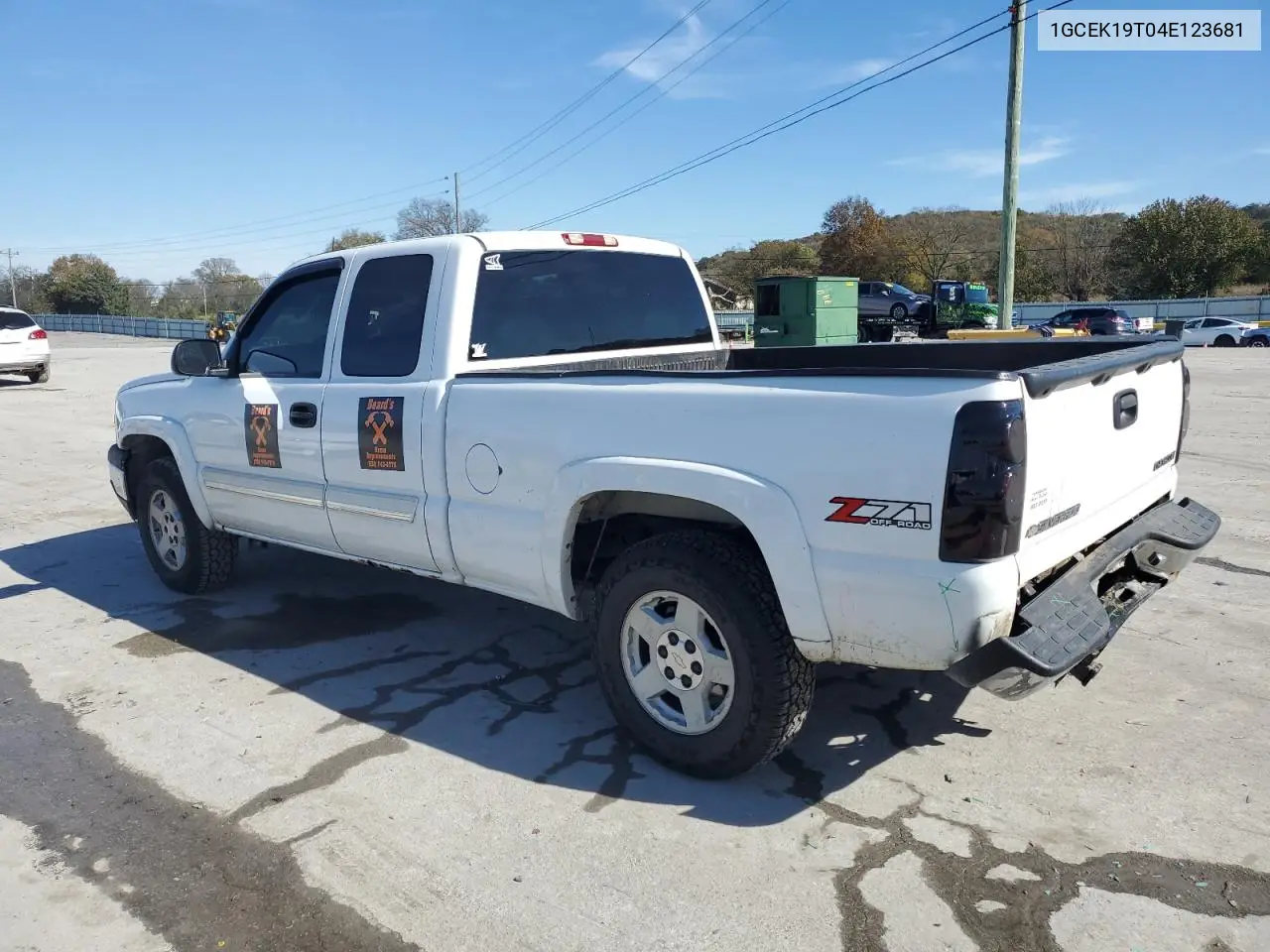 1GCEK19T04E123681 2004 Chevrolet Silverado K1500