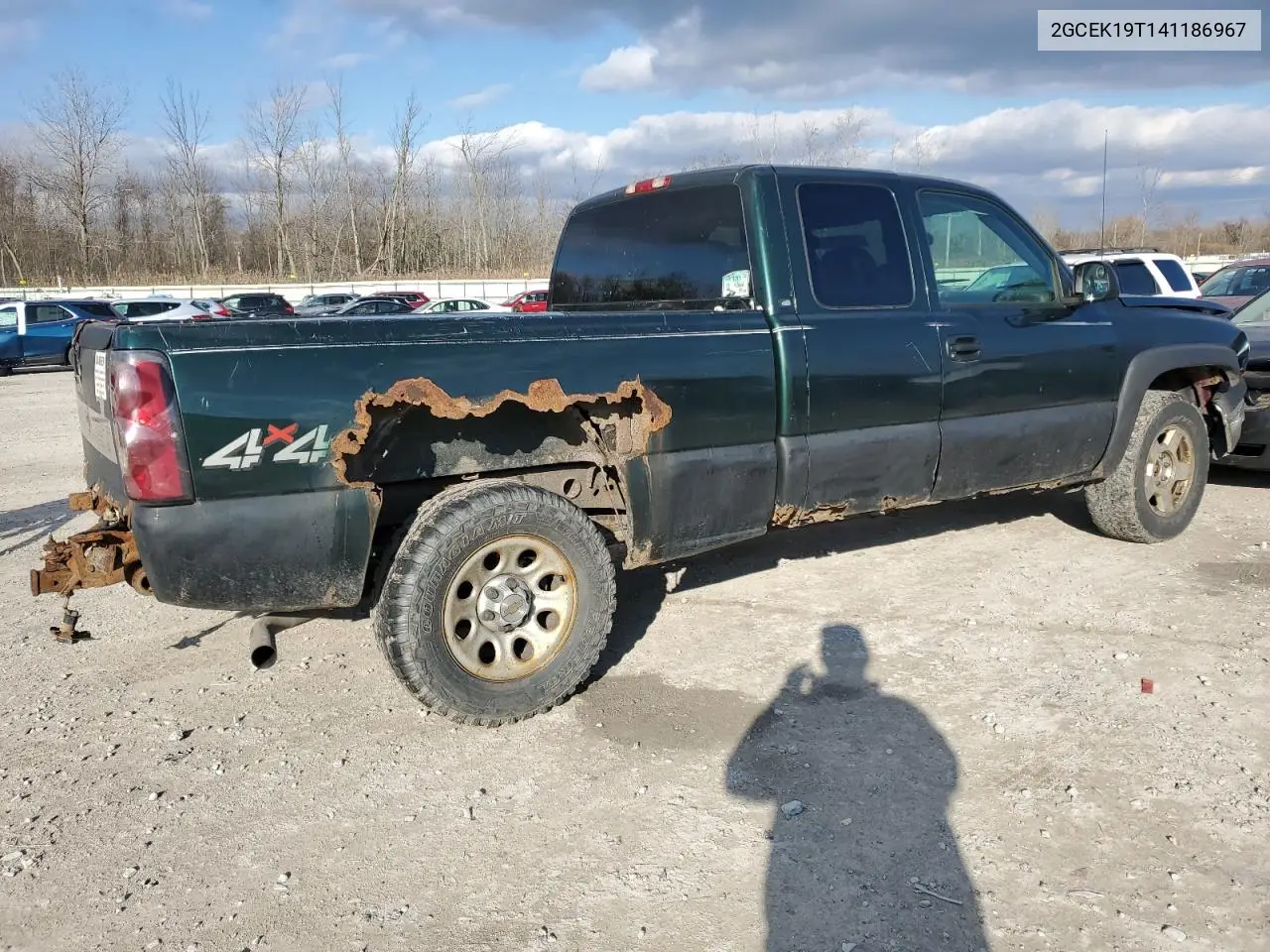 2GCEK19T141186967 2004 Chevrolet Silverado K1500
