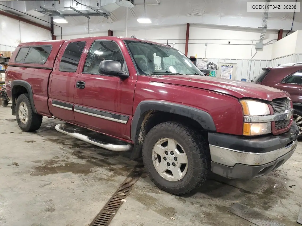 1GCEK19T34Z136238 2004 Chevrolet Silverado K1500