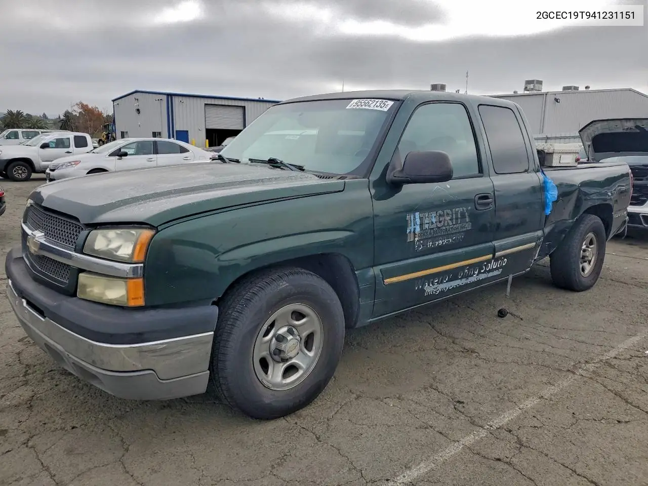 2GCEC19T941231151 2004 Chevrolet Silverado C1500