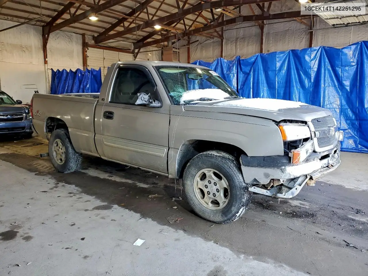 1GCEK14T14Z251296 2004 Chevrolet Silverado K1500