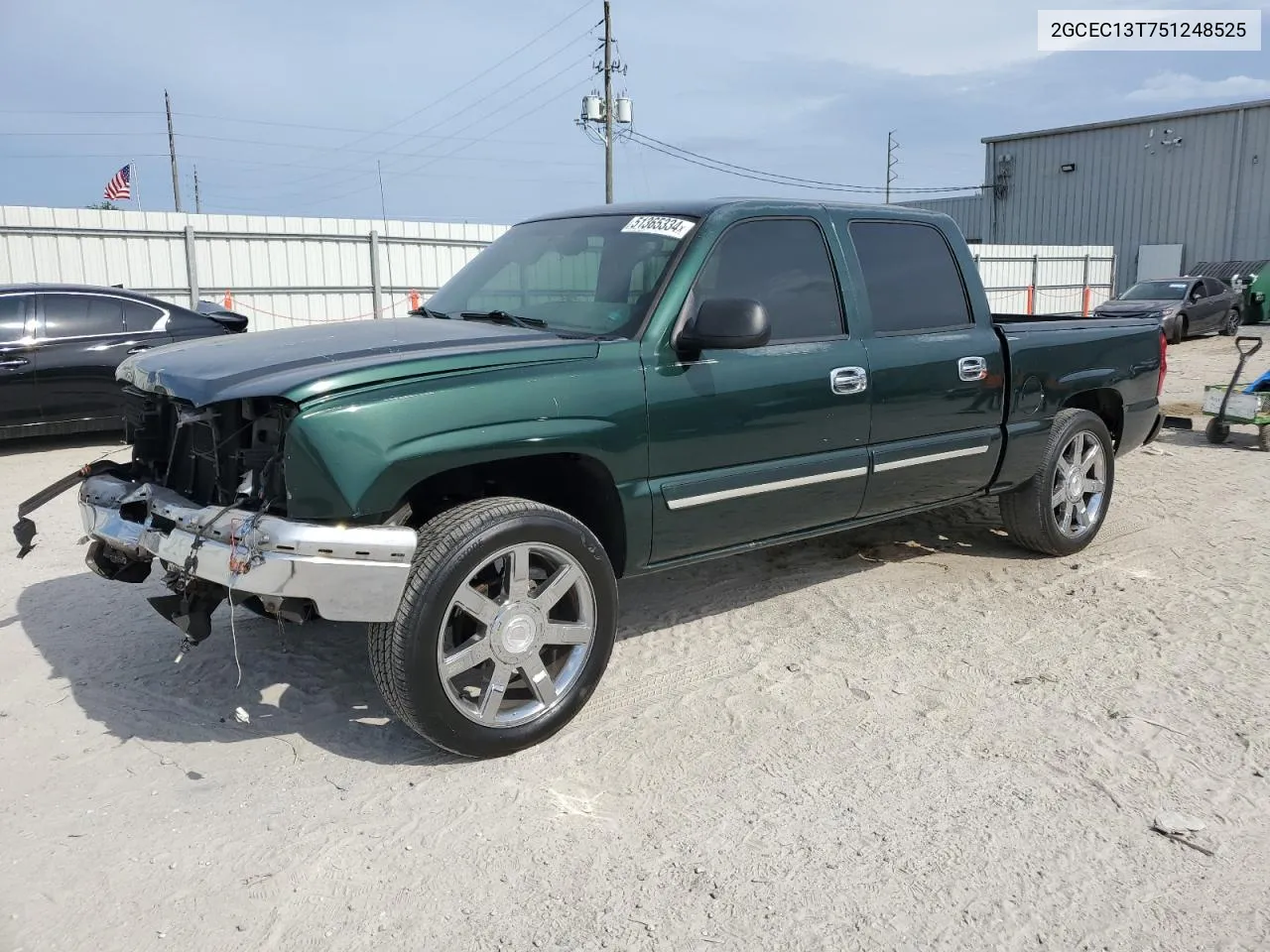 2005 Chevrolet Silverado C1500 VIN: 2GCEC13T751248525 Lot: 51365334