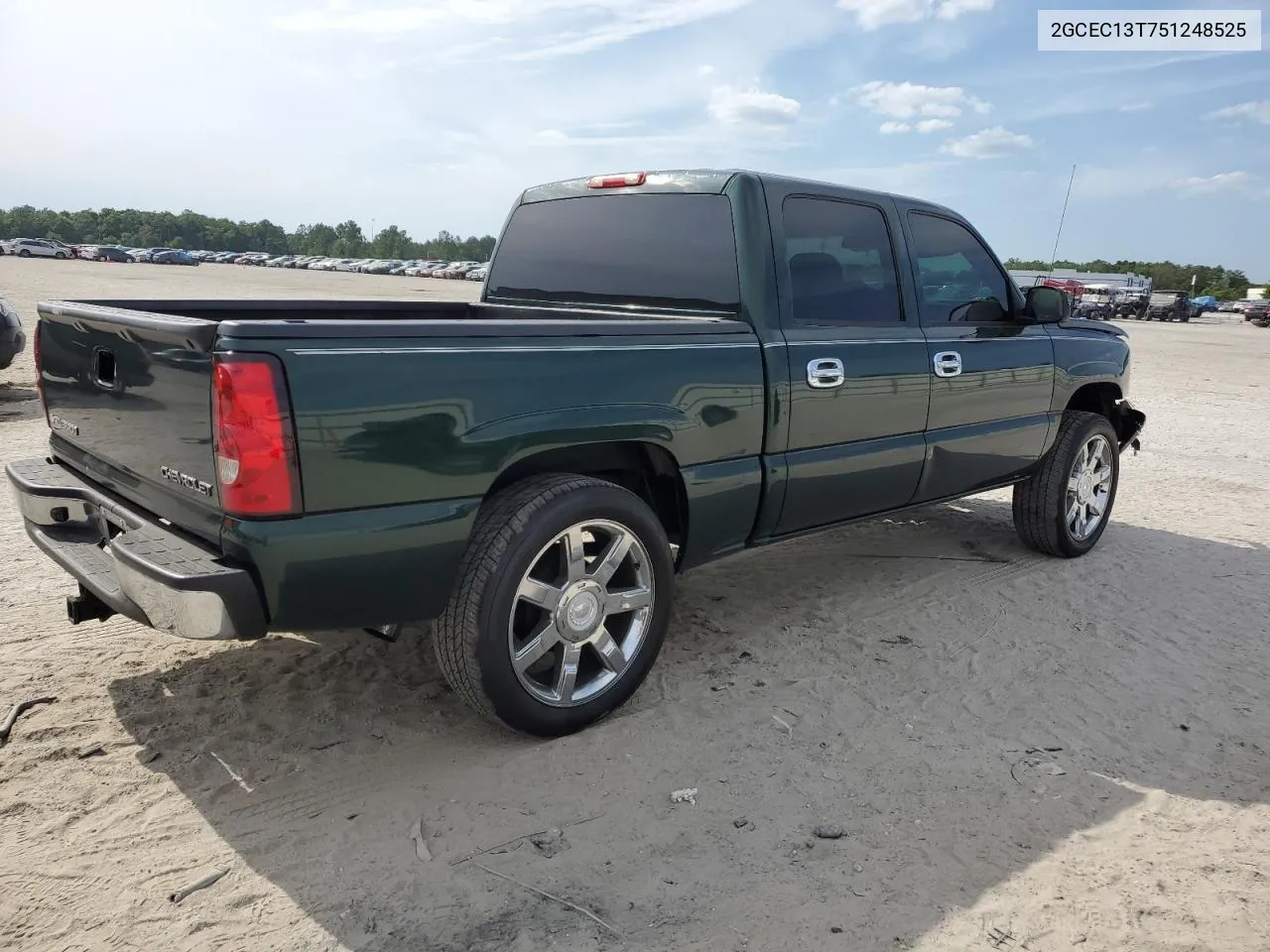 2005 Chevrolet Silverado C1500 VIN: 2GCEC13T751248525 Lot: 51365334