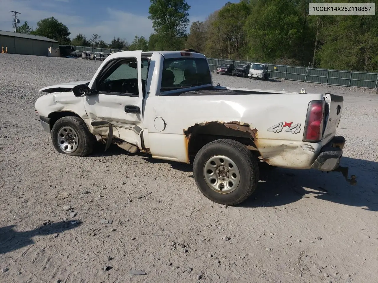 1GCEK14X25Z118857 2005 Chevrolet Silverado K1500