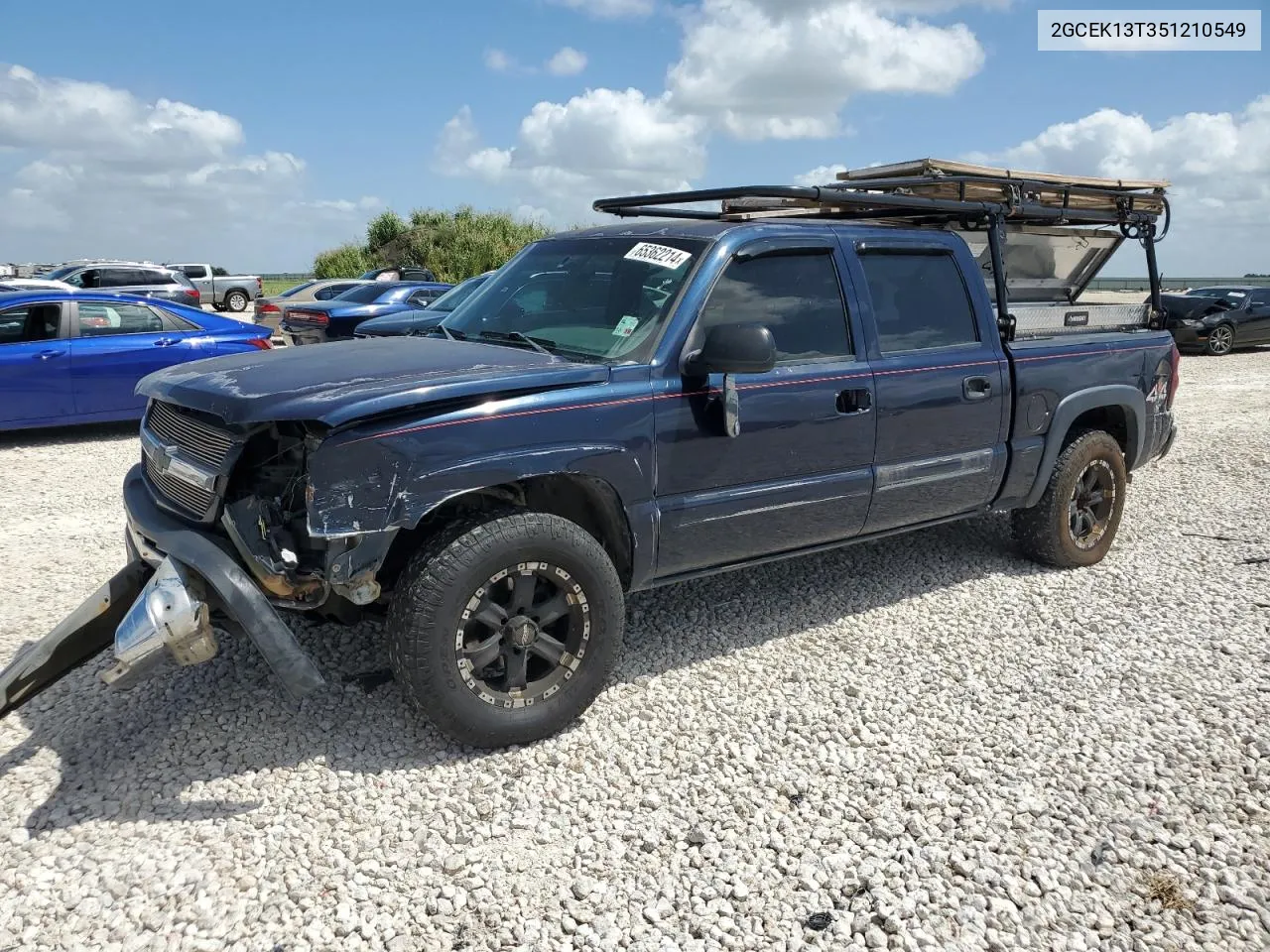 2005 Chevrolet Silverado K1500 VIN: 2GCEK13T351210549 Lot: 65362214