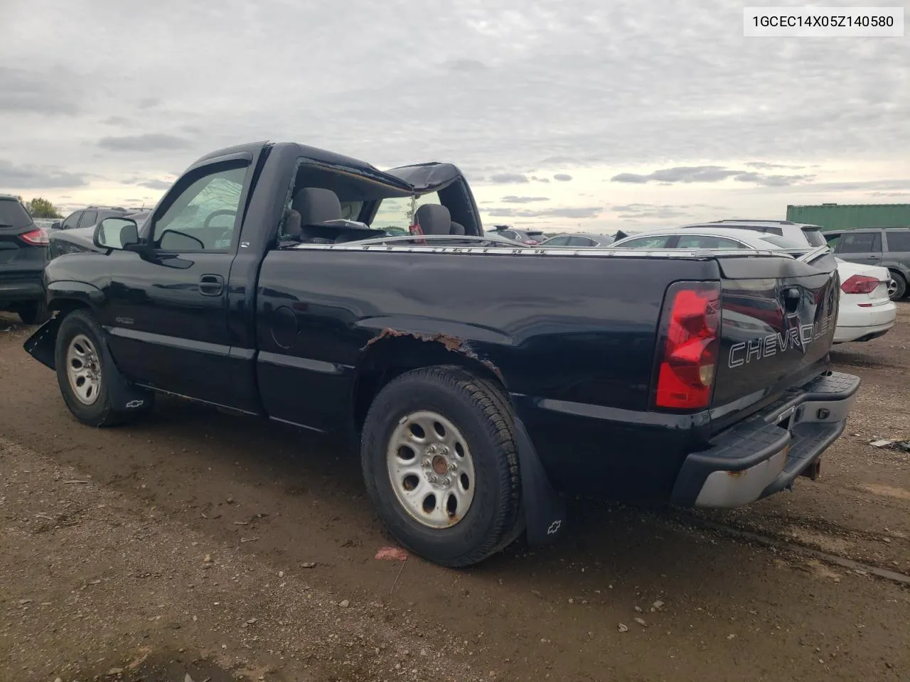 2005 Chevrolet Silverado C1500 VIN: 1GCEC14X05Z140580 Lot: 72363324